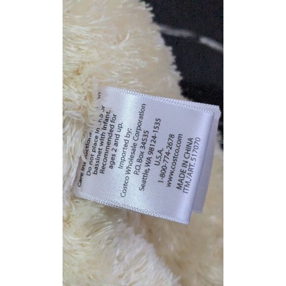 Costco Giraffe Plush Toy Soft Cuddly Yellow & Orange Dotted Lovable Stuffed Anim - Picture 8 of 9